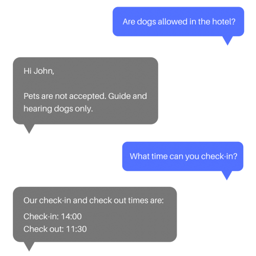 hotel social chatbot
